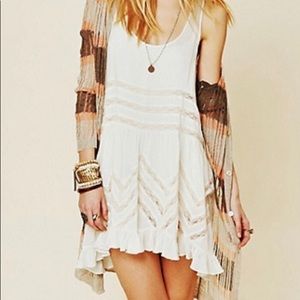 Free People Voile and Lace Trapeze Slip